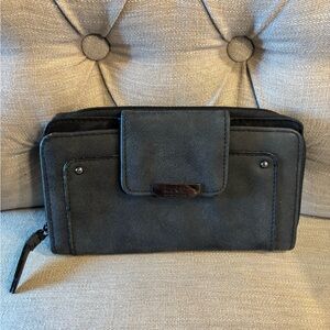 Charcoal Gray Nicole Miller Wallet
